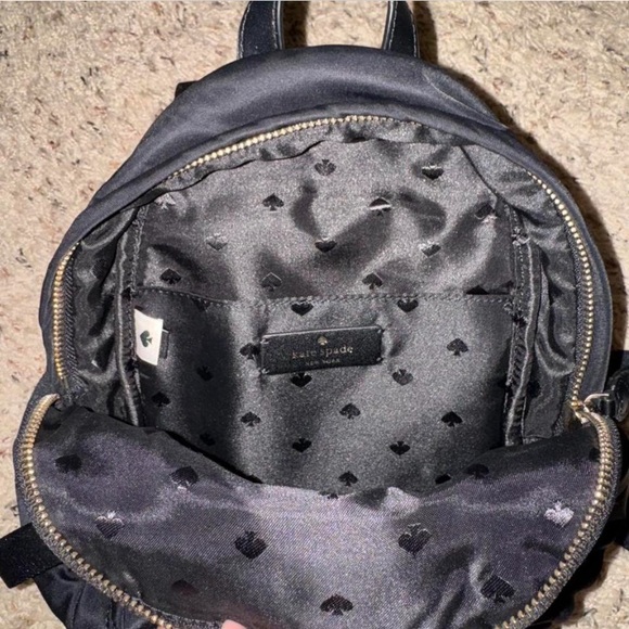Kate Spade Chelsea Black Nylon Backpack Mini - Picture 4 of 4